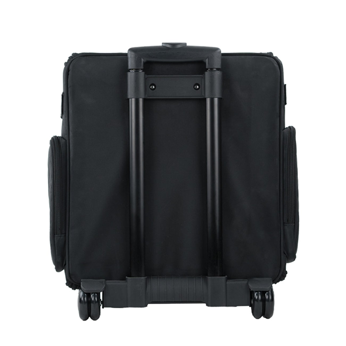 Classic Rolling Craft Tote Black Quilted