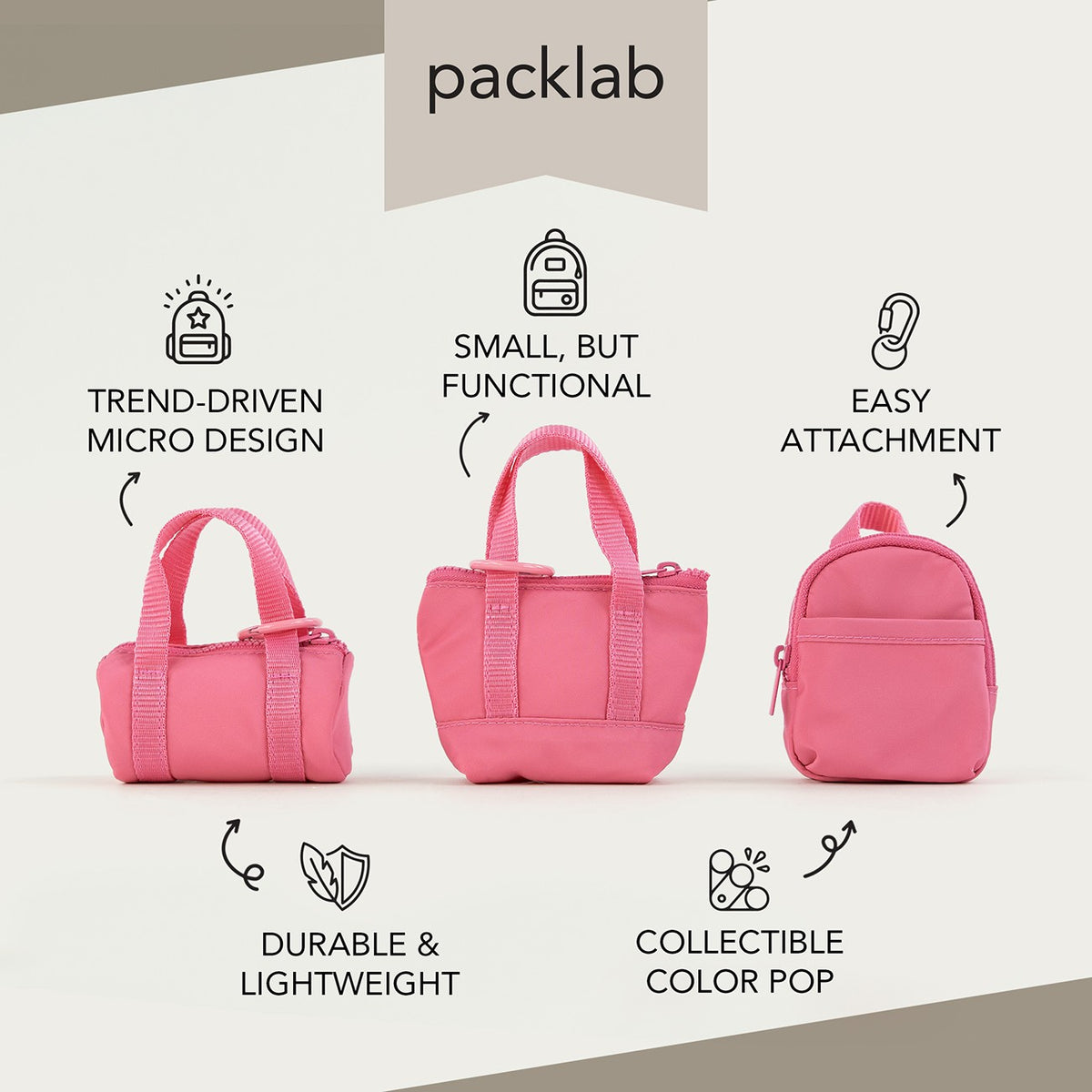 Nano Backpack Accessory Pink