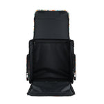 Classic Rolling Craft Tote Black Floral