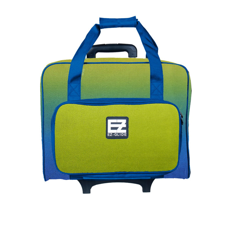 EZ-Glide 2 Wheel Trolley 17in Blue & Lime Green