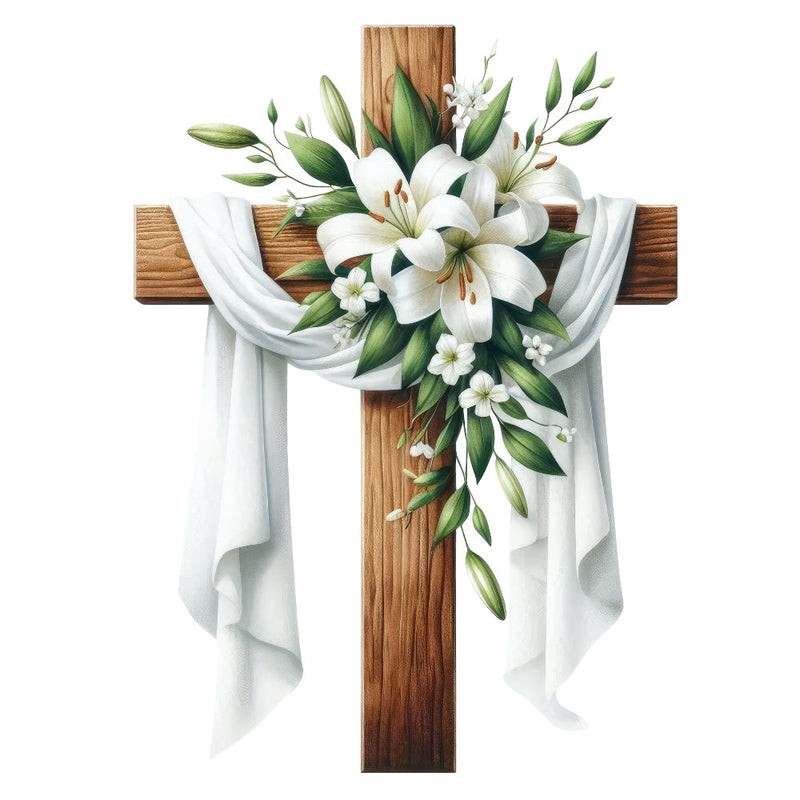 Easter Crosses Fabric Panel 4