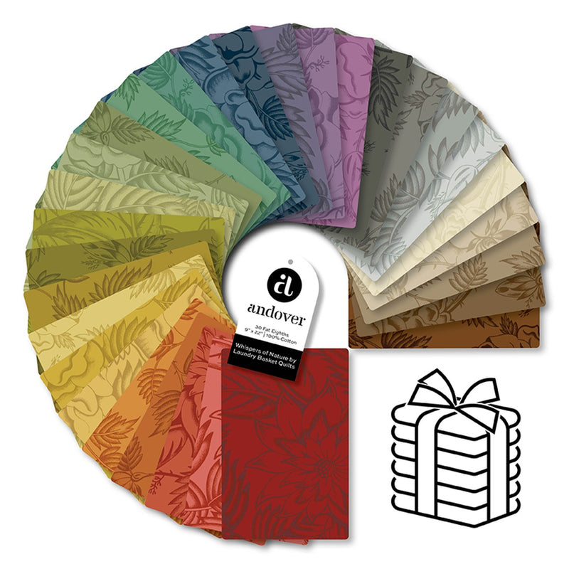 Whispers of Nature - Fat Eighth Bundle - 30 Cuts Each