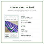 Product Specifications – Advent Wreaths 3 in 1