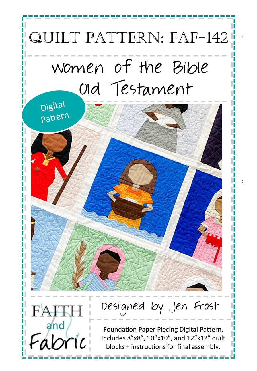 Women of the Bible Old Testament Quilt Pattern