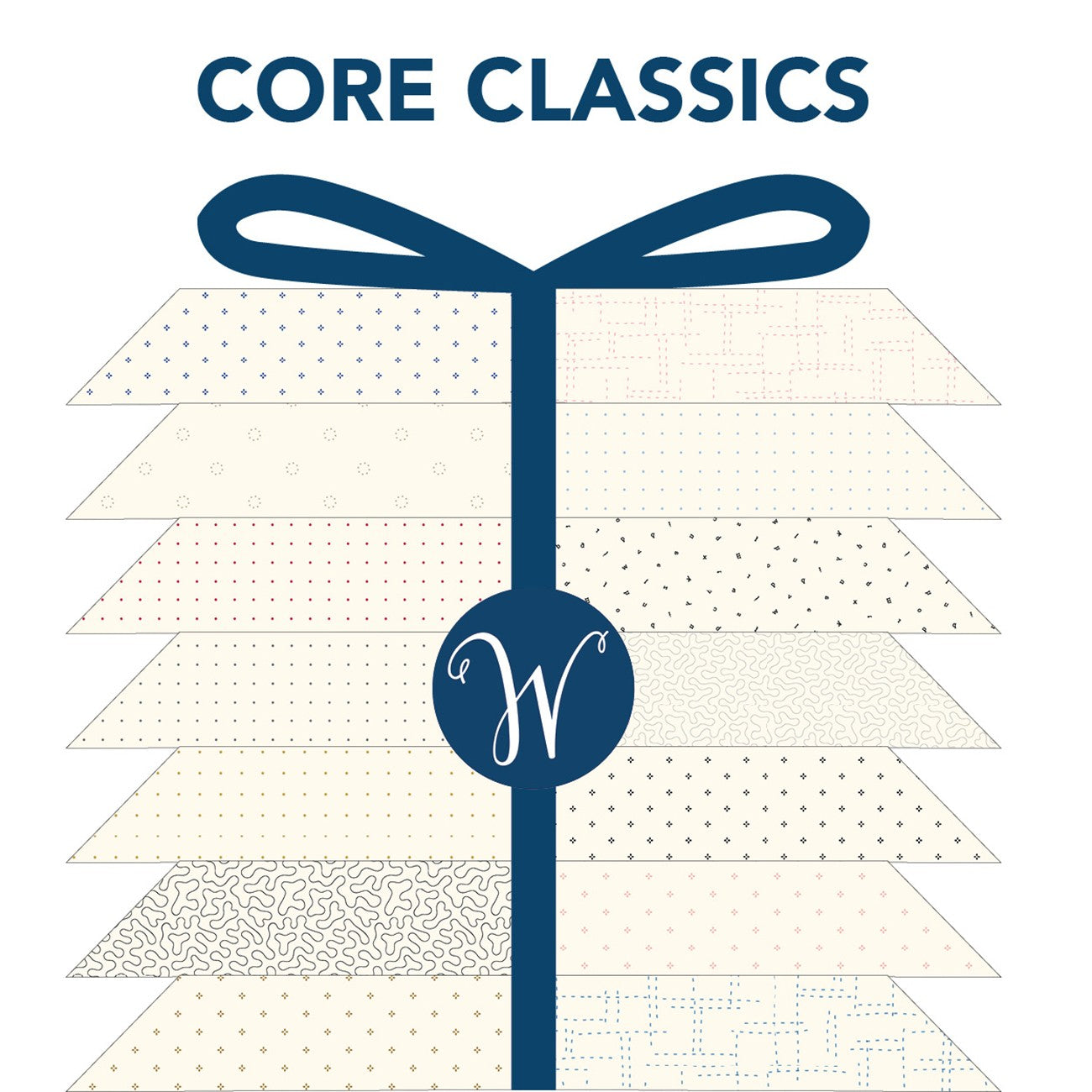Multi Fat Quarter Bundle Core Classics