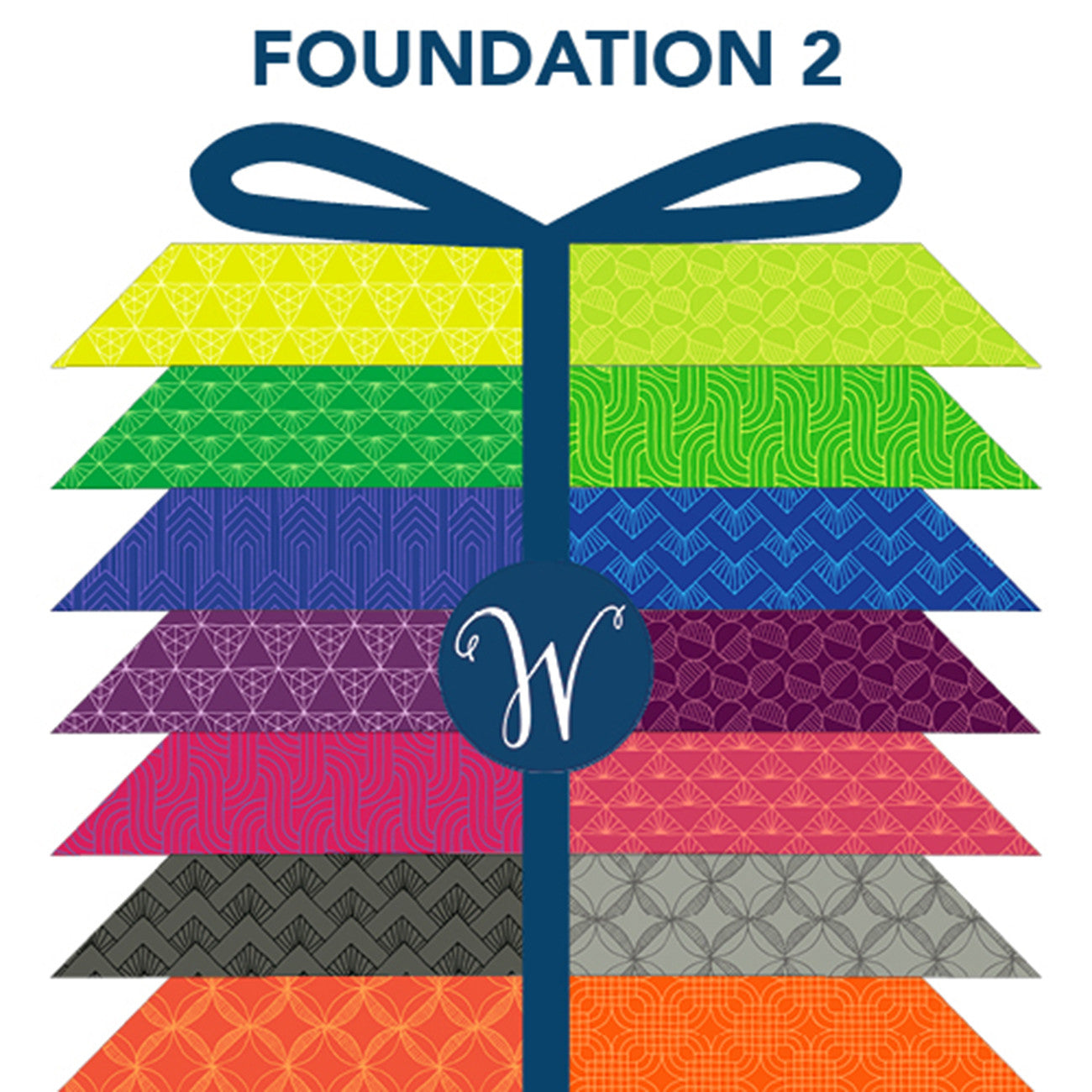 Fat Quarter Bundle Foundations 2, 32pcs/bundle