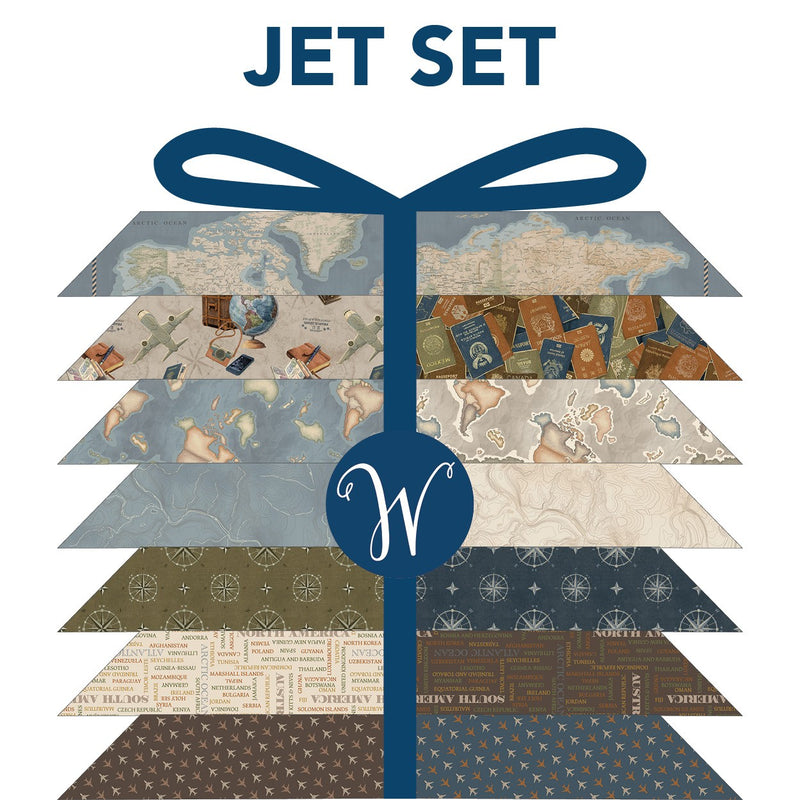 Multi Fat Quarter Bundle Jet Set