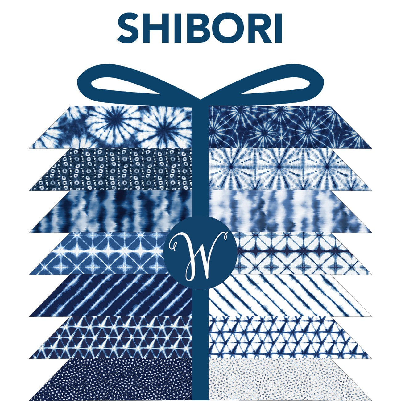 Multi Fat Quarter Bundle Shibori