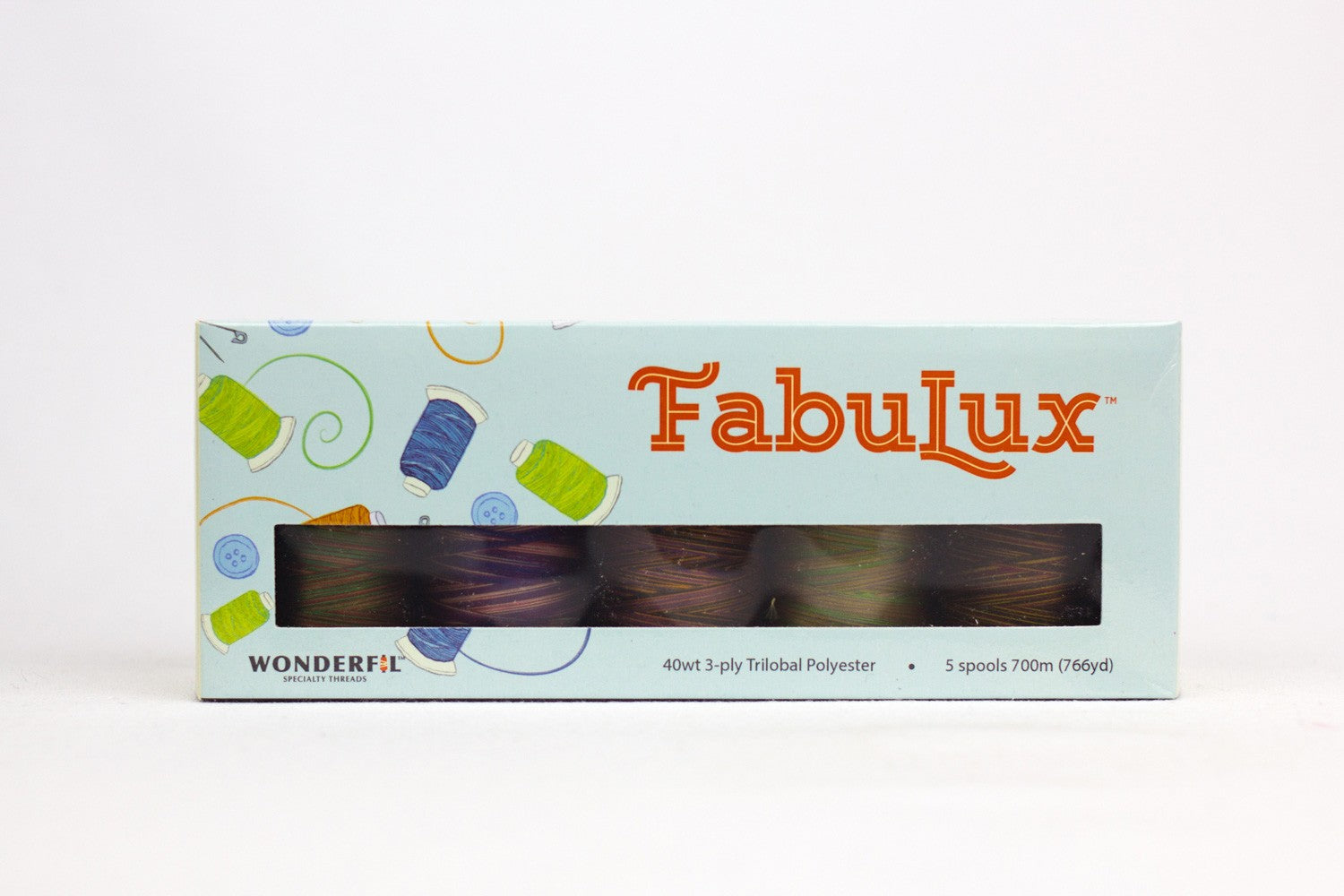 FabuLux Trilobal Polyester 40wt 700m 5ct Set Celebration