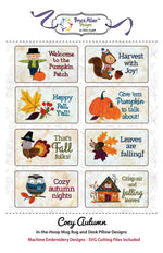 Cozy Autum Mug Rugs and Desk Pillows