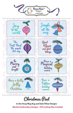 Christmas Past ITH Mug Rugs and Desk Pillows
