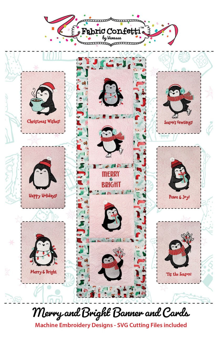 Merry and Bright Banner and Cards