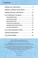 Log Cabin Block Basics Updated Edition