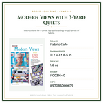 Product Specifications – Modern Views with  3-Yard Quilts