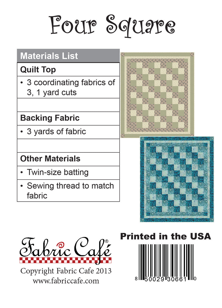 Four Square Individual Pattern