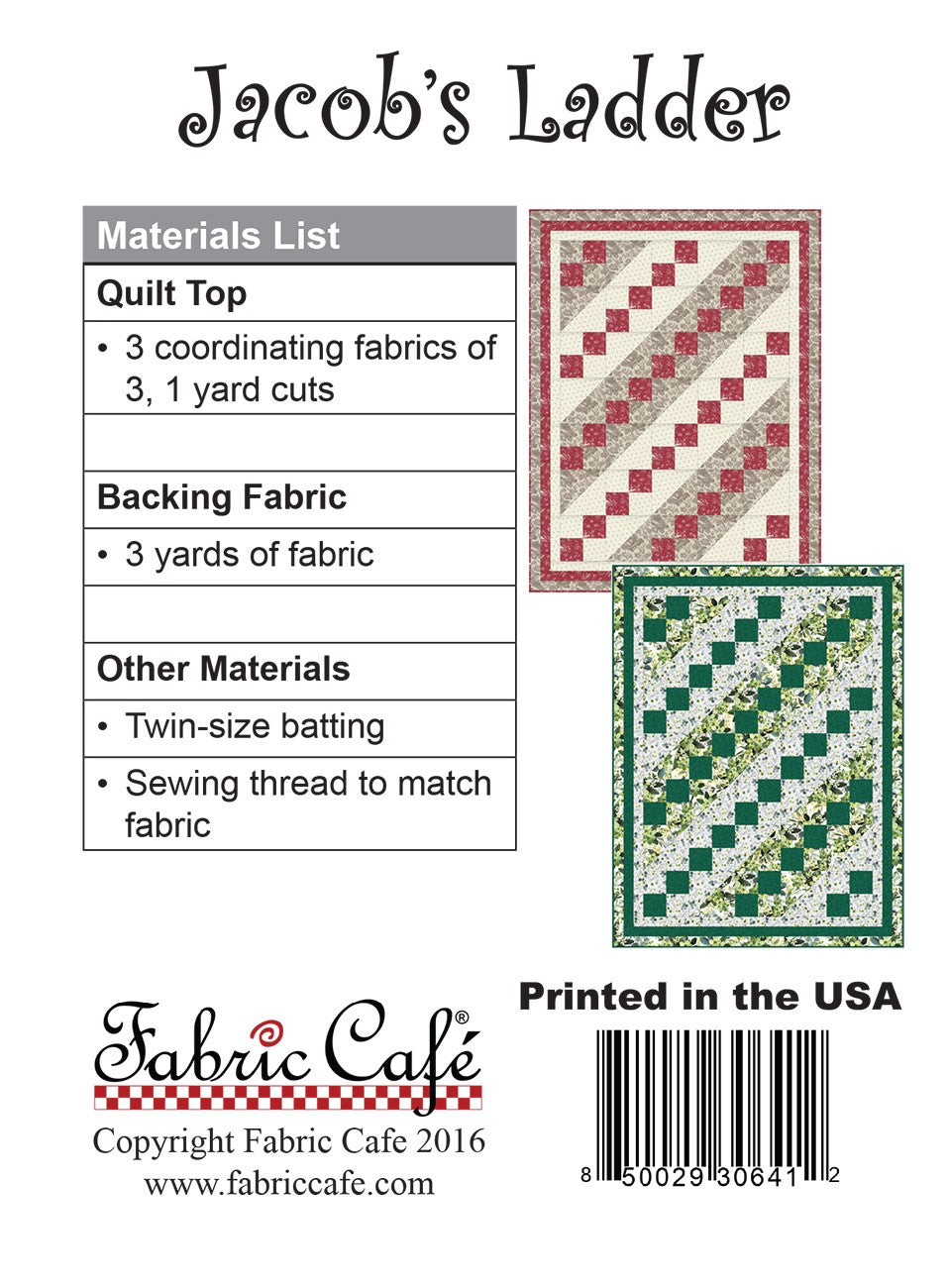 Jacobs Ladder Pattern