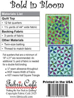 Bold in Bloom Individual Pattern