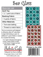 Sea Glass Individual 3-Yard Pattern
