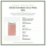 Product Specifications – OESD Favorite Felt Pink 2pk