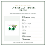 Product Specifications – Toy Eyes Cat - 12mm LS Green