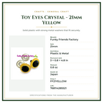Product Specifications – Toy Eyes Crystal - 21mm Yellow