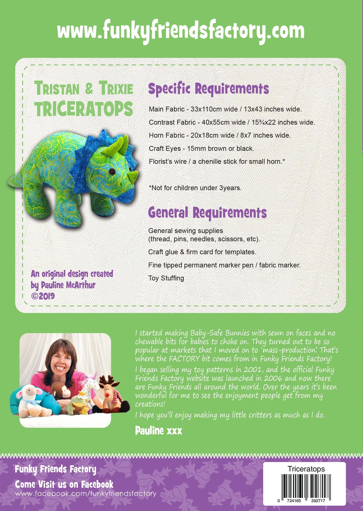 Trixie & Tristan Triceratops