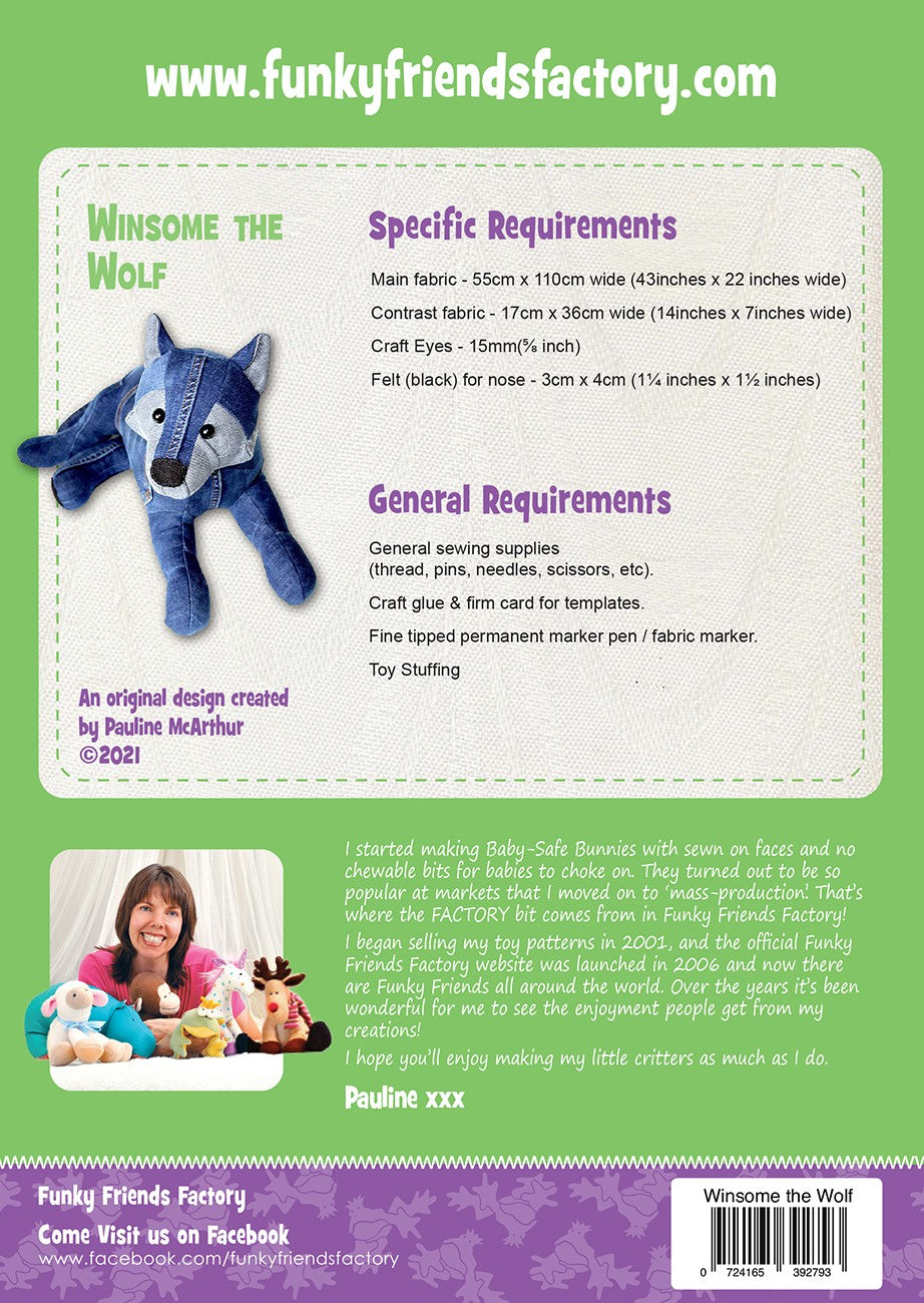 Winsome Wolf Sewing Pattern