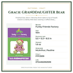 Product Specifications – Gracie GRANDDAUGHTER Bear