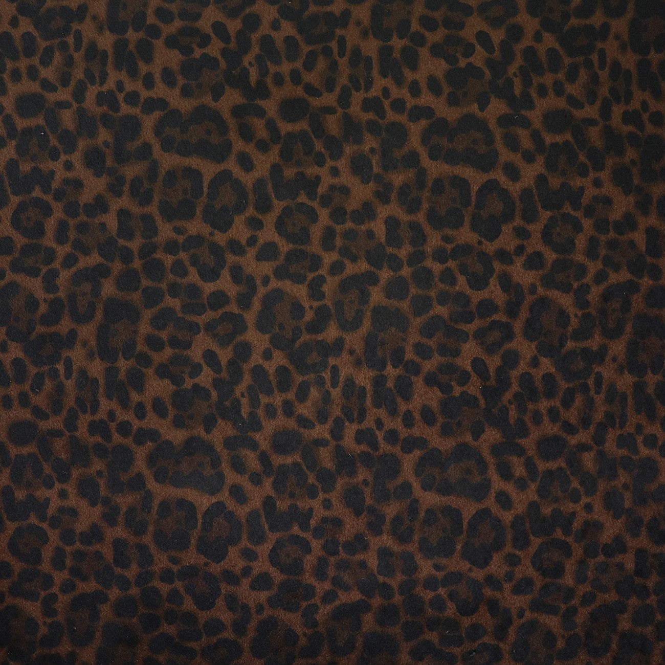 Leopard Black Walnut Faux Fur 5 Yards