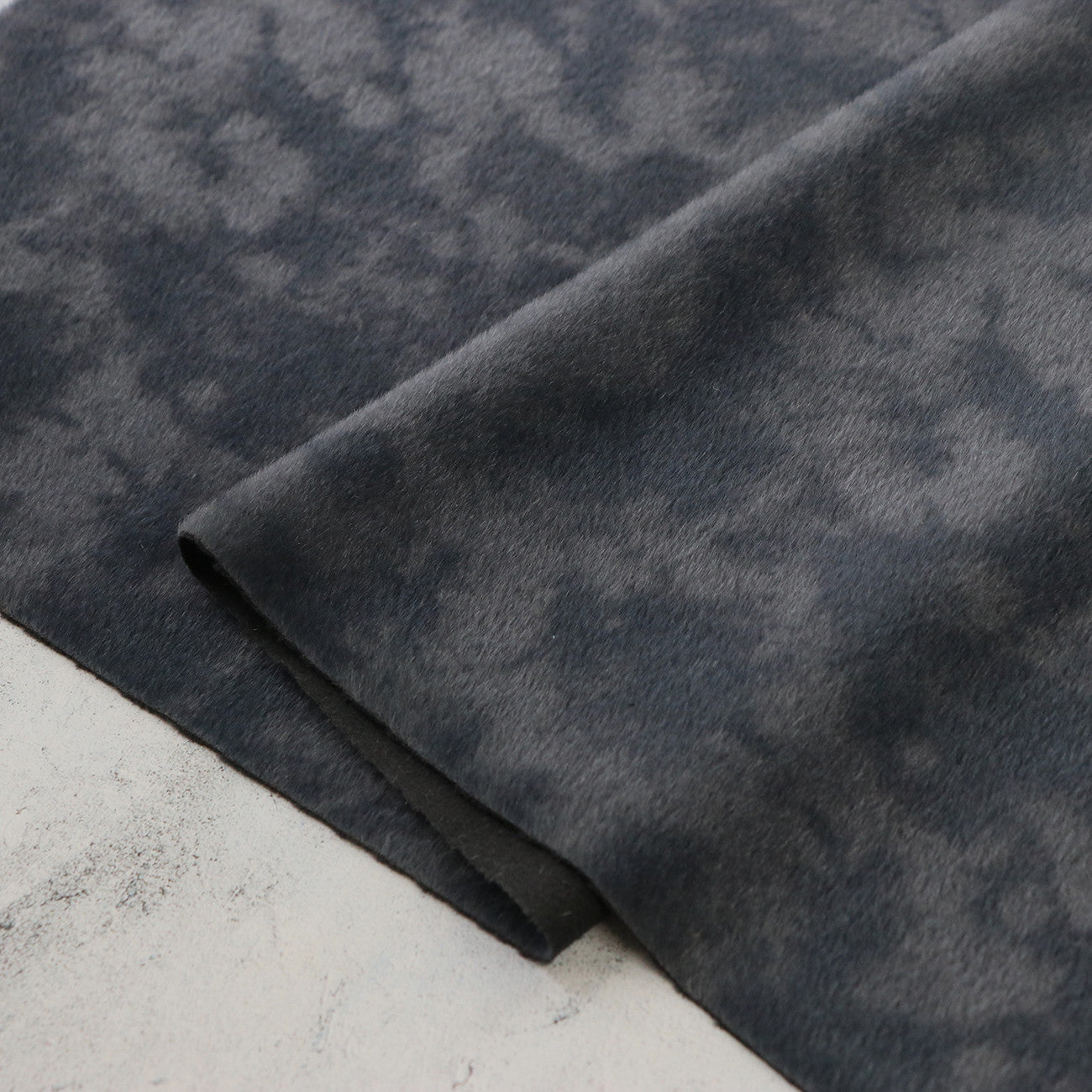 Tie Dye Tonal Slate Faux Fur 5yd