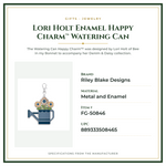 Product Specifications – Lori Holt Enamel Happy Charm™ Watering Can