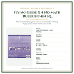 Product Specifications – Flying Geese X 4   No Math Ruler 8 1/4in sq