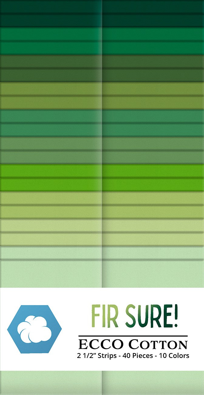 2.5in Strips Fir Sure! 40pcs, 2 Pieces of Each Print