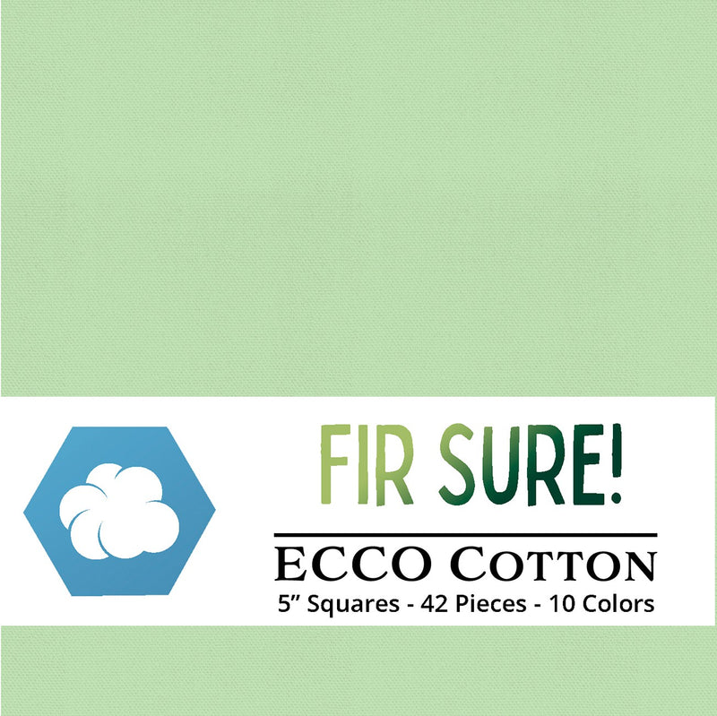 5in Squares Fir Sure! 42pcs, 2-4 Pieces of Each Print