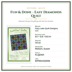 Product Specifications – Fun & Done - Easy Diamonds Quilt