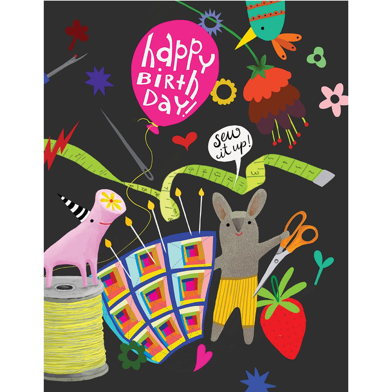 Notecard-Sew It Up Birthday