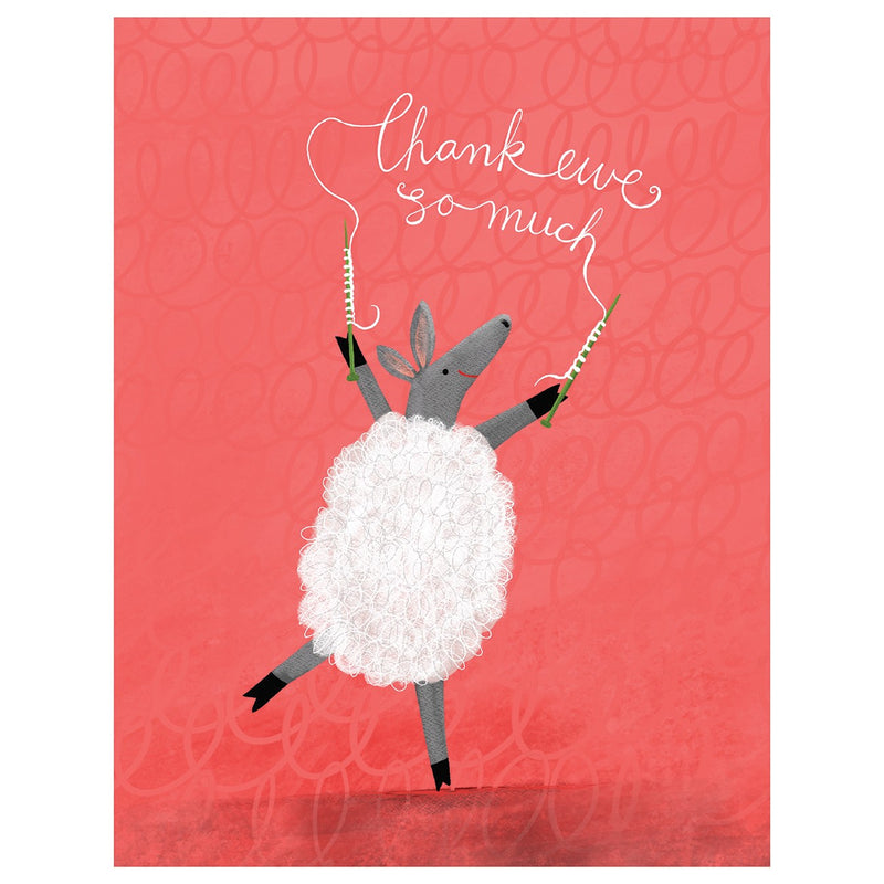Notecard Sheep Thank You