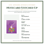 Product Specifications – Notecard Stitched Up