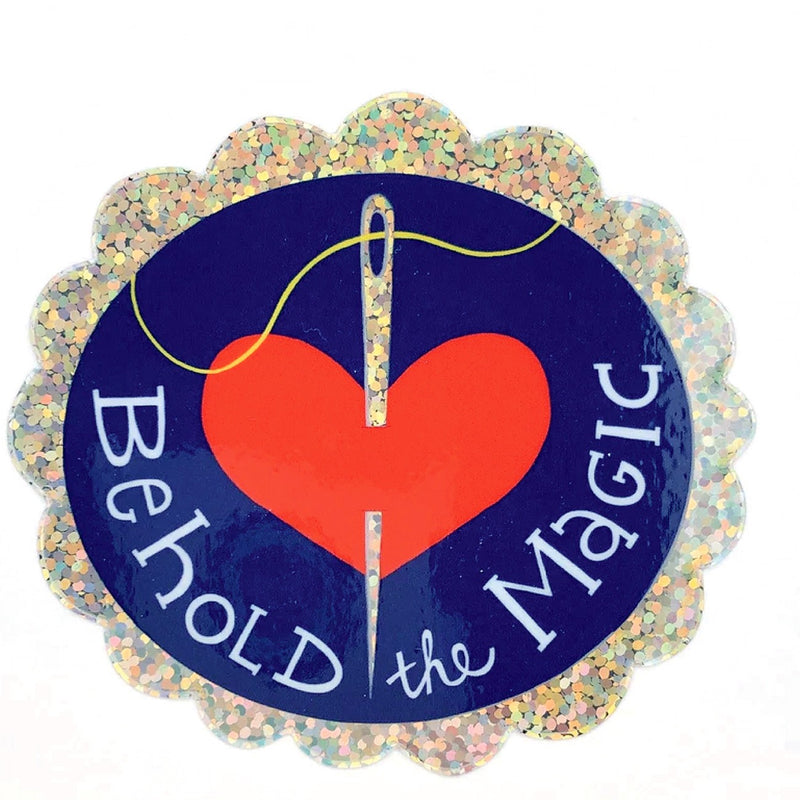 Sticker Behold the Magic Needle 3pk