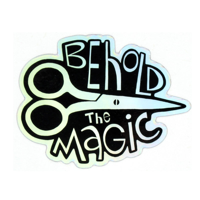 Sticker Behold the Magic Scissors 3pk