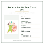 Product Specifications – Sticker Sew On Sew Forth 3pk