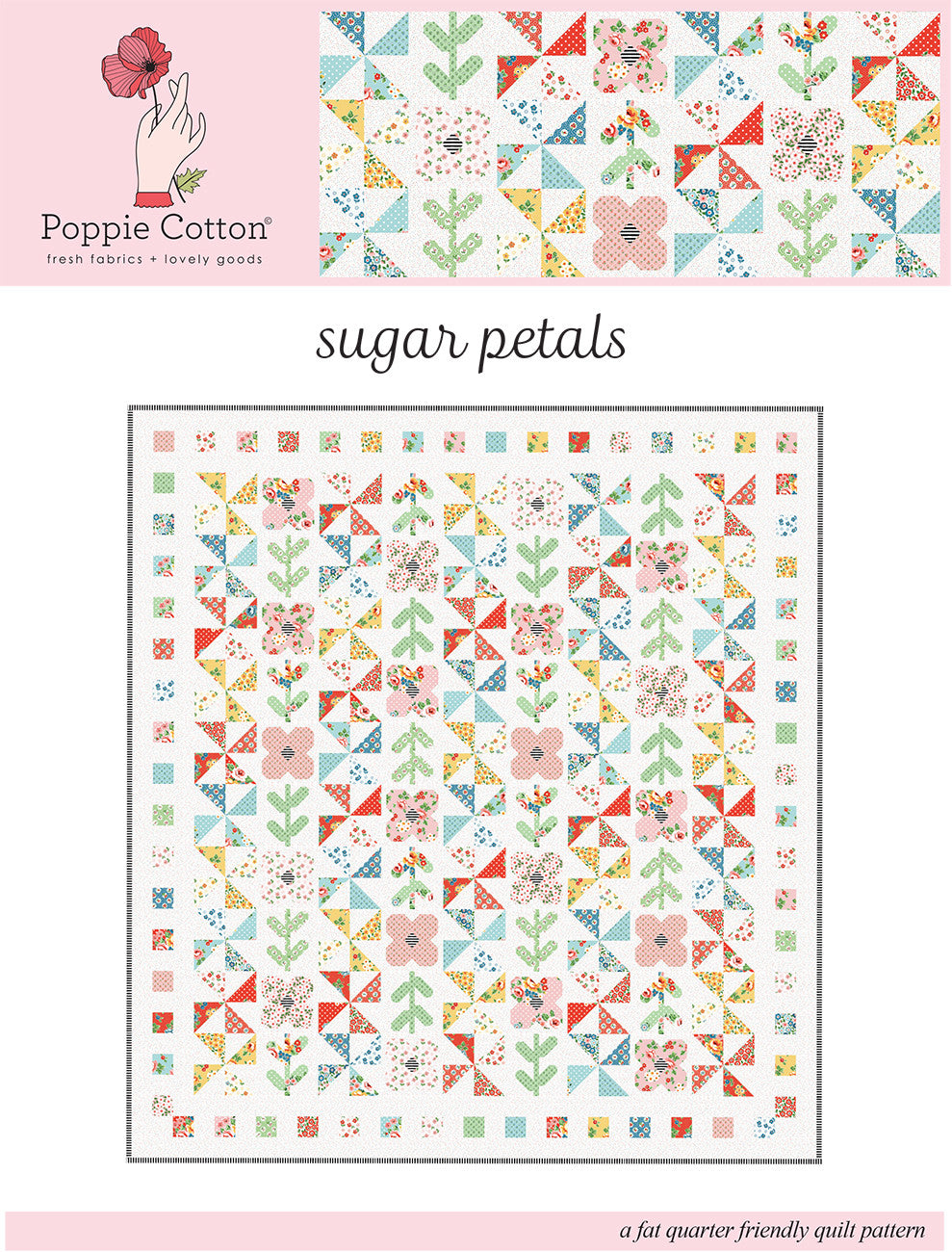 Pattern Flower Market Sugar Petals