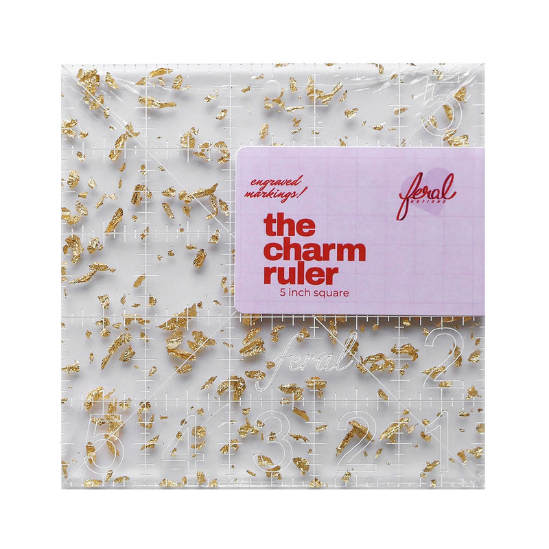Charm Square Ruler Golden