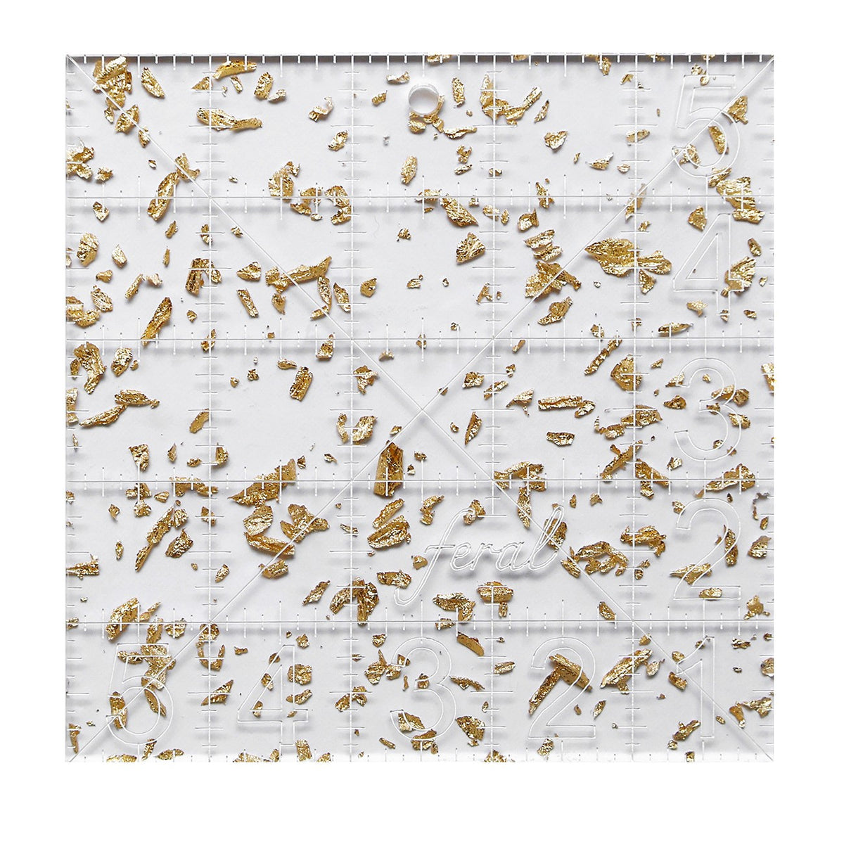 Charm Square Ruler Golden