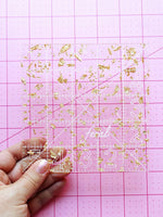 Charm Square Ruler Golden