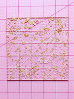 Charm Square Ruler Golden