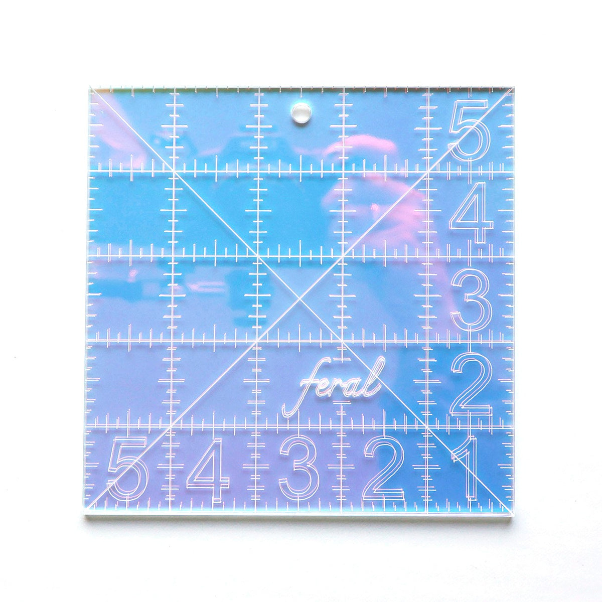 Charm Square Ruler Iridescent
