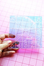 Charm Square Ruler Iridescent