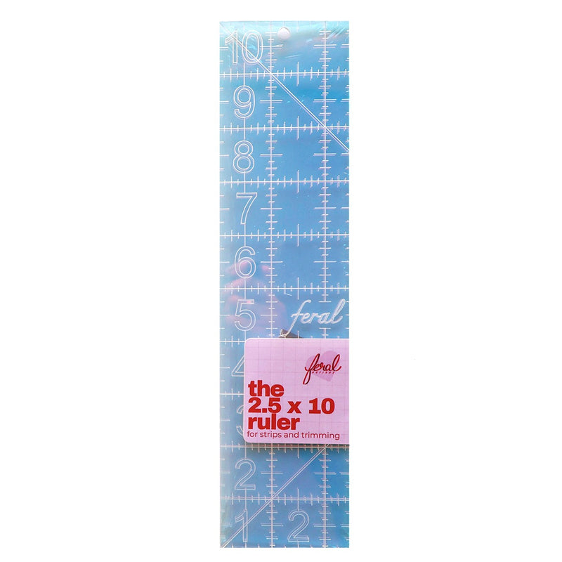 2-1/2in x 10in Ruler Iridescent