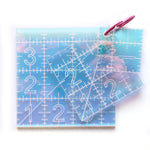 Mini Squares Ruler Set Iridescent